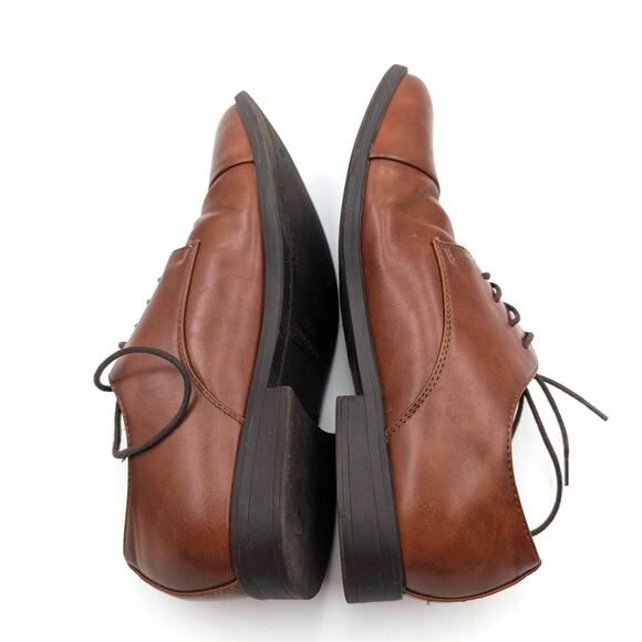 Call It Spring Derby Mens Leather Formal Shoes Lace-Up Brown Size US9 EU42 - Picture 5 of 10